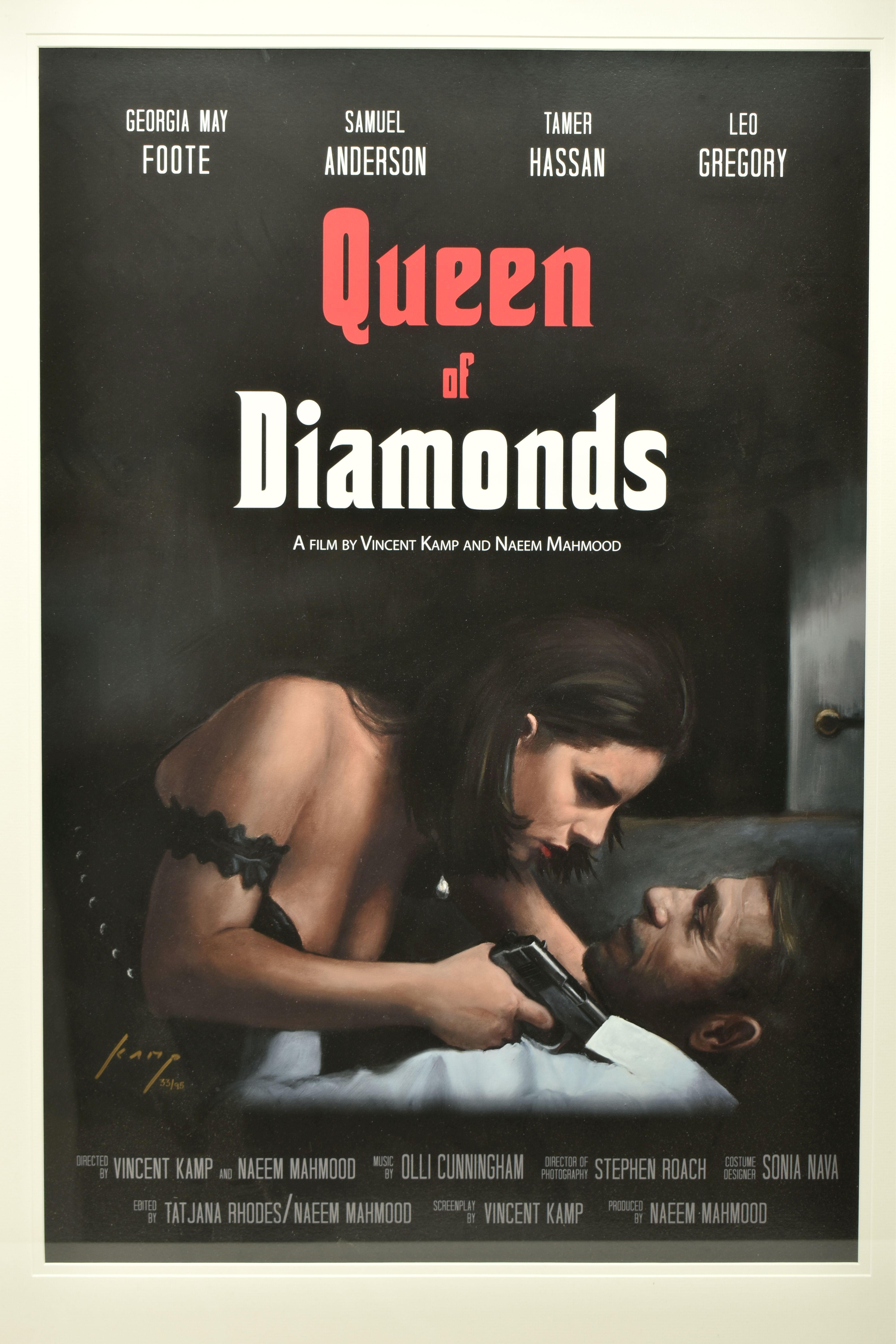 VINCENT KAMP (BRITISH CONTEMPORARY) 'QUEEN OF DIAMONDS, a limited edition silkscreen print, 33/95 - Image 2 of 12