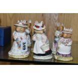 ELEVEN ROYAL DOULTON BRAMBLY HEDGE FIGURES, comprising 'Poppy Eyebright' DBH1, 'Mr. Apple' DBH2, '