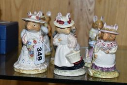 ELEVEN ROYAL DOULTON BRAMBLY HEDGE FIGURES, comprising 'Poppy Eyebright' DBH1, 'Mr. Apple' DBH2, '