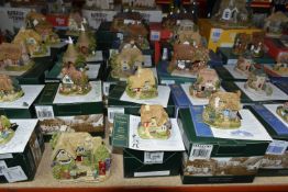 THIRTY NINE LILLIPUT LANE SCULPTURES FROM THE BRITISH COLLECTION, mostly boxed and with deeds, to