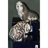 TWO BOXED ROYAL CROWN DERBY IMARI PAPERWEIGHTS, comprising Russian Bear introduced in 1991 sold only