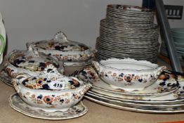 A GROUP OF LOSOL WARE 'TOKIO' PATTERN DINNERWARE, each piece decorated with poppies and picked out