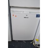 A BEKO UF584APW UNDERCOUNTER FREEZER, width 55cm x depth 55cm x height 85cm (condition - ideal for a