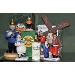 EIGHT ROGER HARROP FIGURINES, comprising a boxed Camberwick Green CGL03 Captain Flack limited