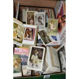 ONE BOX CONTAINING a large collection of mostly modern or reproduction Postcards and Posters (with