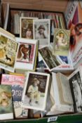 ONE BOX CONTAINING a large collection of mostly modern or reproduction Postcards and Posters (with