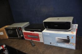 FIVE ITEMS OF HOUSEHOLD ELECTRICALS comprising a Sony RDR-HXD870 with remote and original box, a