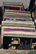 THREE BOXES OF LP AND 12 INCH SINGLE RECORDS, over one hundred and fifty records to include Jazz,