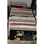 THREE BOXES OF LP AND 12 INCH SINGLE RECORDS, over one hundred and fifty records to include Jazz,