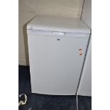 A BEKO LX 5053W UNDERCOUNTER FRIDGE, width 55cm x depth 56cm x height 84cm (condition - scuff to