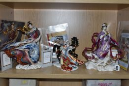 THREE BOXED FRANKLIN MINT FIGURES, comprising 'My Spirit Unconquered', 'The Snow Princess', 'The