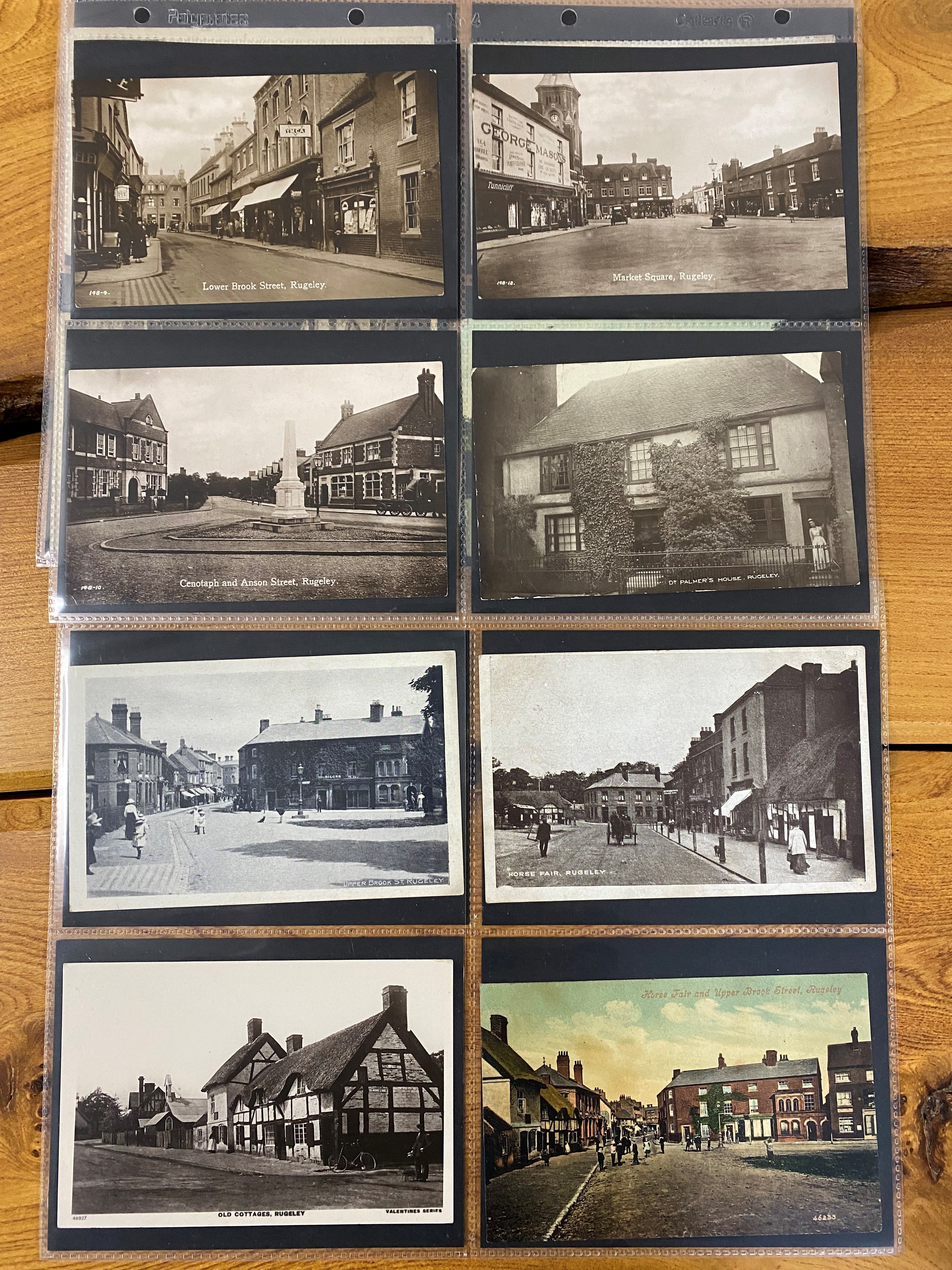 POSTCARDS, Two Albums containing approximately 455 Postcards, 440 of which feature STAFFORDSHIRE & - Image 15 of 16