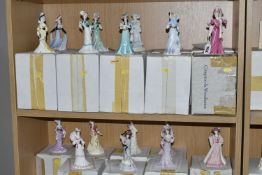 EIGHTEEN BOXED COALPORT 'MY FAIR LADIES' FIGURES, for Compton & Woodhouse comprising Lady