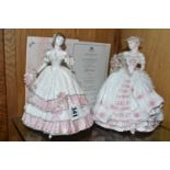 TWO COALPORT FOR COMPTON & WOODHOUSE LIMITED EDITION FIGURES, comprising 'Olivia' Heirloom