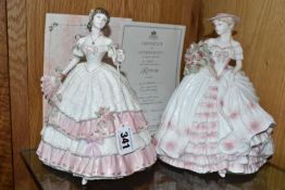 TWO COALPORT FOR COMPTON & WOODHOUSE LIMITED EDITION FIGURES, comprising 'Olivia' Heirloom