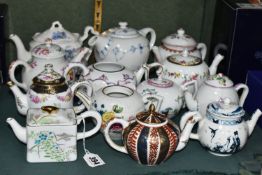 COLLECTION OF MINIATURE/INDIVIDUAL TEAPOTS, comprising thirteen 'Victoria and Albert Museum'