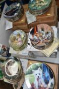 FORTY EIGHT BOXED COLLECTOR'S PLATES, dog and puppy themed, comprising eight limited edition