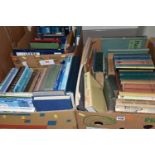 THREE BOXES OF HARDBACK BOOKS, subjects include, engineering, sailing and fishing, titles include