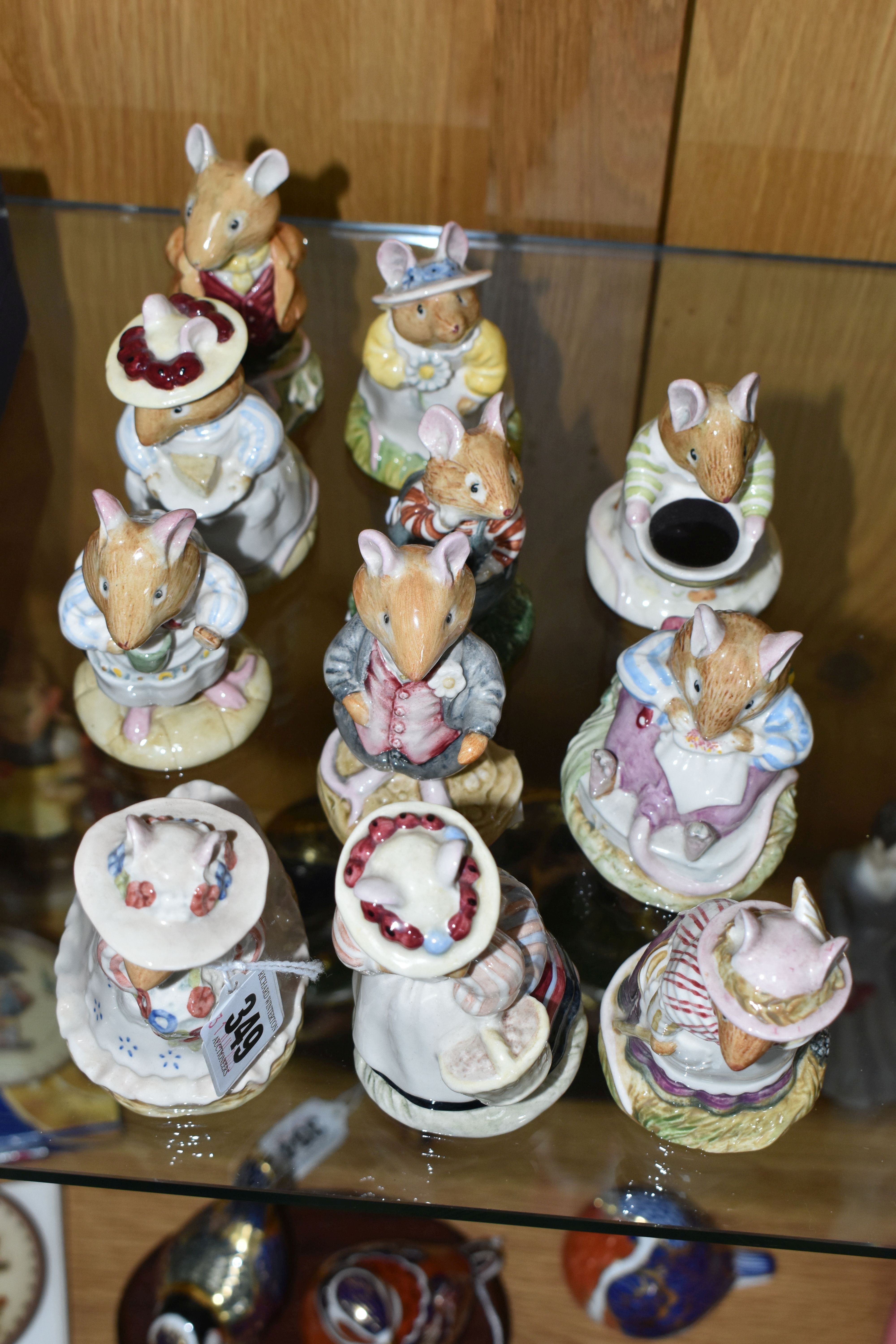 ELEVEN ROYAL DOULTON BRAMBLY HEDGE FIGURES, comprising 'Poppy Eyebright' DBH1, 'Mr. Apple' DBH2, ' - Image 2 of 6
