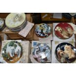 THIRTY FOUR BOXED COLLECTOR'S PLATES, cat themed, comprising six limited edition plates in the