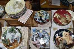 THIRTY FOUR BOXED COLLECTOR'S PLATES, cat themed, comprising six limited edition plates in the