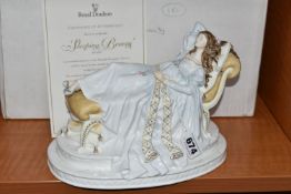 A BOXED ROYAL DOULTON 'SLEEPING BEAUTY' FIGURINE, from the Fairy Tale Princesses Collection for