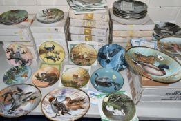 FIVE SETS OF BOXED RIVER AND WILDLIFE THEMED COLLECTOR'S PLATES, comprising four oval plates by
