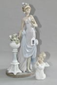 TWO LLADRO FIGURES, comprising 5377 'A Touch Of Class' (nibbles and chips to lilies), and an '
