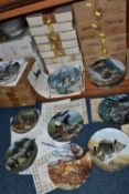 TWENTY EIGHT BOXED ANIMAL THEMED COLLECTORS PLATES, comprising eight Charles Frace plates from