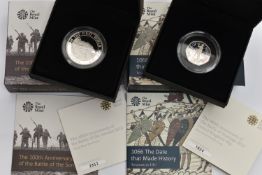 TWO BOXED 'ROYAL MINT' COINS, to include 'The 100th Anniversary of the Battle of Somme', UK £5