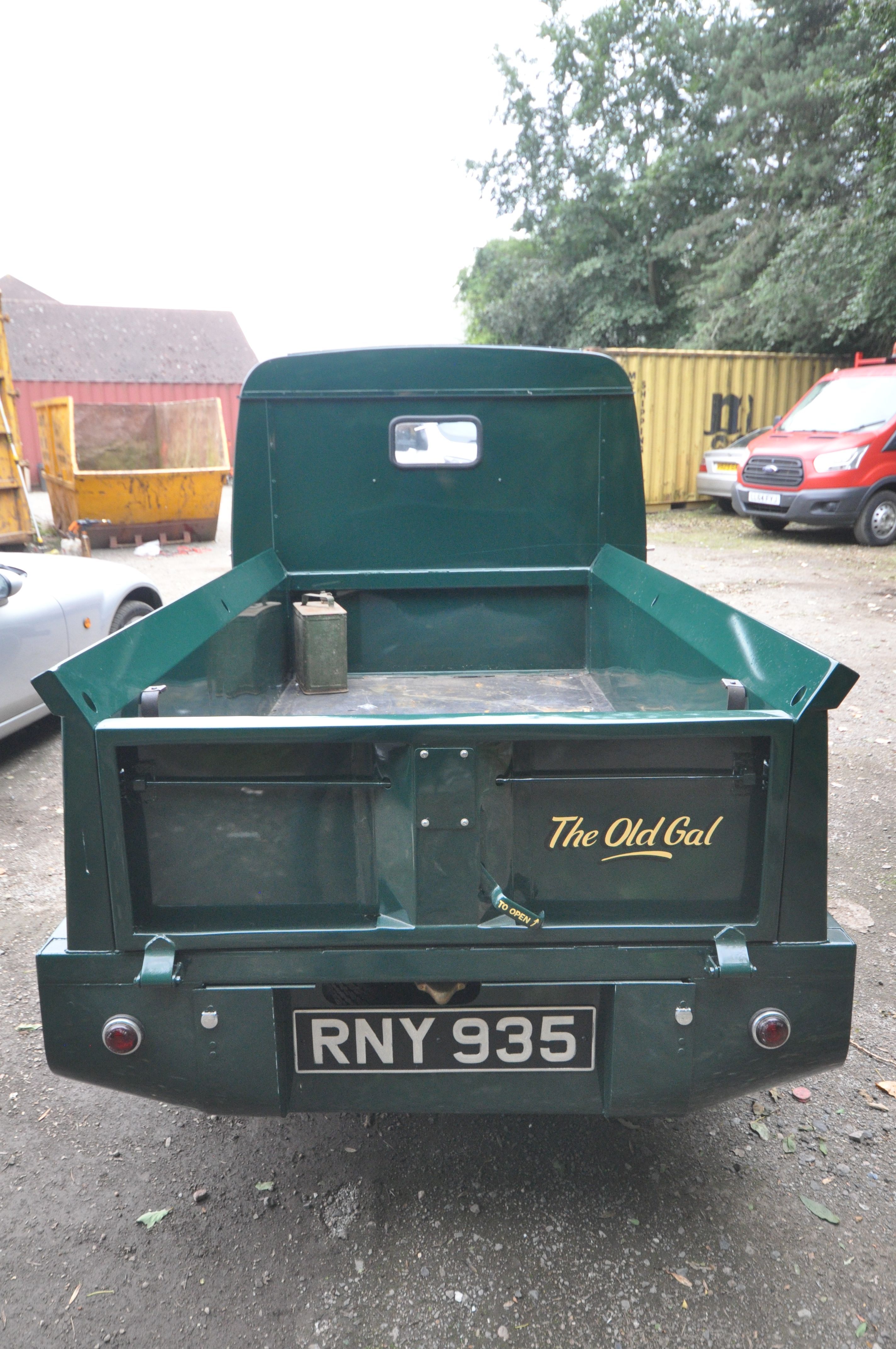 A 1955 FORD-FORDSON THAMES E83W STEEL BACK PICKUP - RNY 935 - This vehicle was first registered in - Image 12 of 13