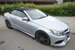 A 2014 Mercedes E350 AMG SPORT BLUETEC CABRIOLET - WJZ 6629 - This vehicle was first registered in