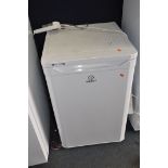 AN INDESIT UNDERCOUNTER FRIDGE, width 55cm x depth 58cm x height 85cm (PAT pass and working at 3