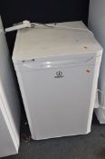 AN INDESIT UNDERCOUNTER FRIDGE, width 55cm x depth 58cm x height 85cm (PAT pass and working at 3