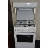 A NEW WORLD GAS COOKER with eye level grill width 54cm x depth 60cm x height 143cm (ignition PAT