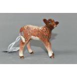 A BESWICK DAIRY SHORTHORN CALF, model no 1406C (1) (Condition Report: appears in good condition with
