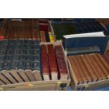 FOUR BOXES OF ANTIQUARIAN ENCYCLOPAEDIC TITLES to include eight volumes of Cassell's History of
