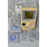 NINTENDO GAME BOY AND GAMES, includes Tetris, Super Mario Land, Paperboy, Othello and Alleyway,