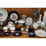 A COLLECTION OF BAVARIAN PORCELAIN AND AYNSLEY GIFTWARE, comprising two Crown Devon- Fieldings