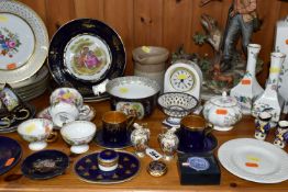 A COLLECTION OF BAVARIAN PORCELAIN AND AYNSLEY GIFTWARE, comprising two Crown Devon- Fieldings