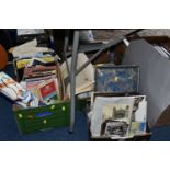 THREE BOXES OF EPHEMERA to include photographs of the Royal Family including King George VI and
