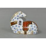 A ROYAL CROWN DERBY IMARI HORSE PAPERWEIGHT, introduced 1990-1993, produced to coincide with the