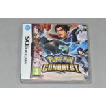 POKEMON CONQUEST NINTENDO DS GAME, complete in box, tested and is in working condition