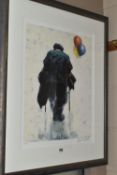 ALEXANDER MILLAR (SCOTLAND 1960) 'THE BALLOON SELLER', a signed limited edition print, depicting a