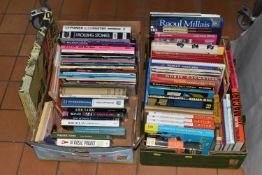 TWO BOXES OF BOOKS, subjects include Pop Music, Entertainment, Films and Sport (2 BOXES)