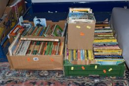 THREE BOXES OF BOOKS, BOY'S OWN PAPERS & ONE BOX OF DUST JACKETS, the book titles are mostly