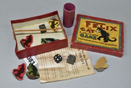 BOXED M.I.P FELIX THE CAT GAME PIECES, comprising instructions, seven cardboard Felix counters,