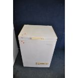 A SERVIS SMALL CHEST FREEZER width 62cm x depth 56cm x height 86cm (PAT pass and working at -18