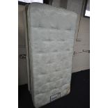 A SLEEPMASTER SINGLE DIVAN BED AND MATTRESS