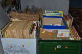 FIVE BOXES OF COMICS, MAGAZINES & ANNUALS, titles to include Buzz, Topper, The Dandy (including
